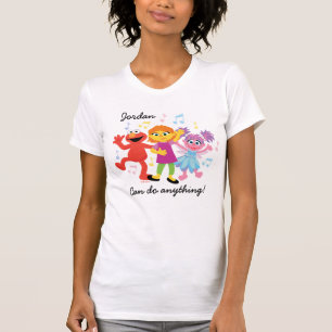 Sesame Street Julia, Elmo & Abby Dancing T-Shirt