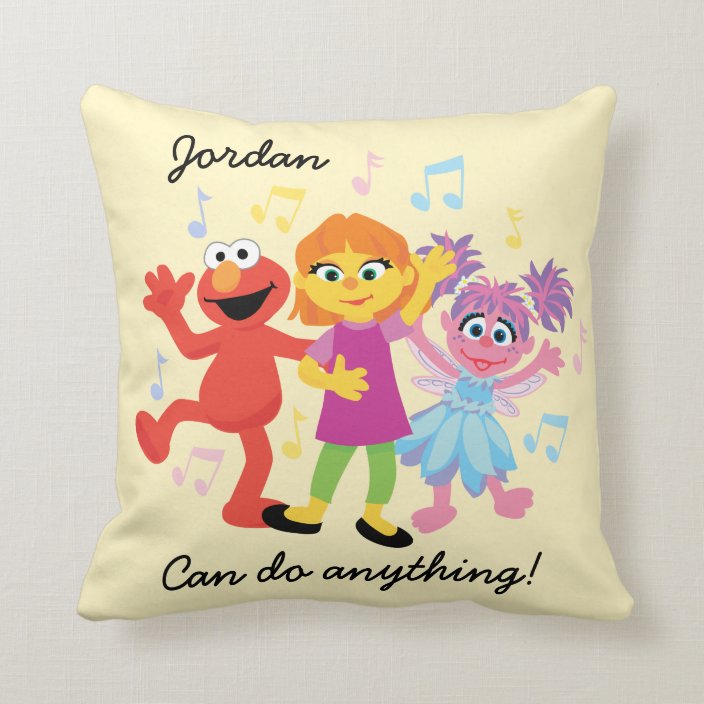 sesame street throw pillow