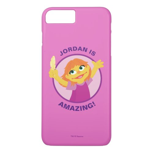 Sesame Street  Julia Holding Feather iPhone 8 Plus7 Plus Case