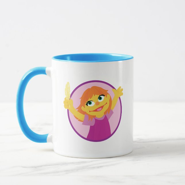 Sesame Street | Julia Holding Feather Mug (Left)