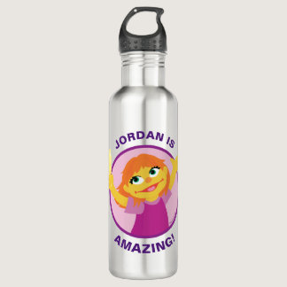 Sesame Street | Julia Holding Feather Stainless Steel Water Bottle