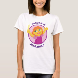 Sesame Street | Julia Holding Feather T-Shirt