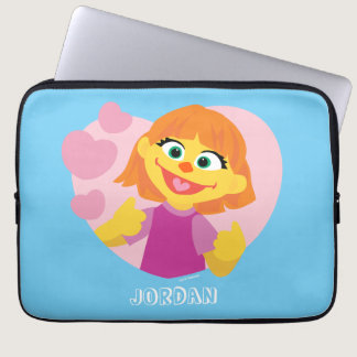 Sesame Street | Julia Pink Heart Laptop Sleeve