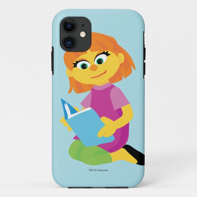 Sesame Street | Julia Reading a Book Case-Mate iPhone Case (Back)