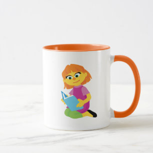 Sesame Street Julia Reading a Book Mug