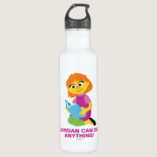 Sesame Street | Julia Reading a Book Stainless Steel Water Bottle