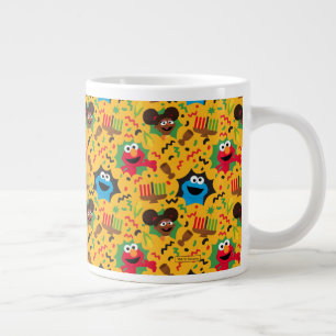 Sesame Street Kwanzaa Pattern Giant Coffee Mug