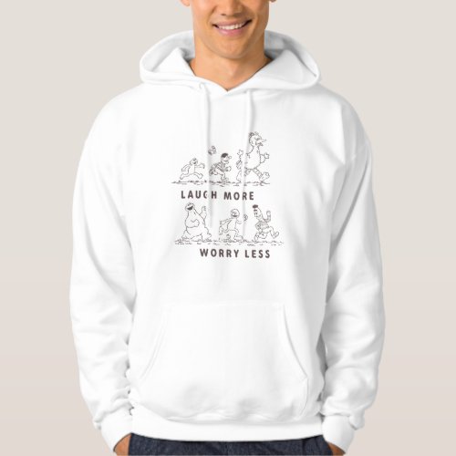 Sesame Street  Laugh More Worry Less Hoodie