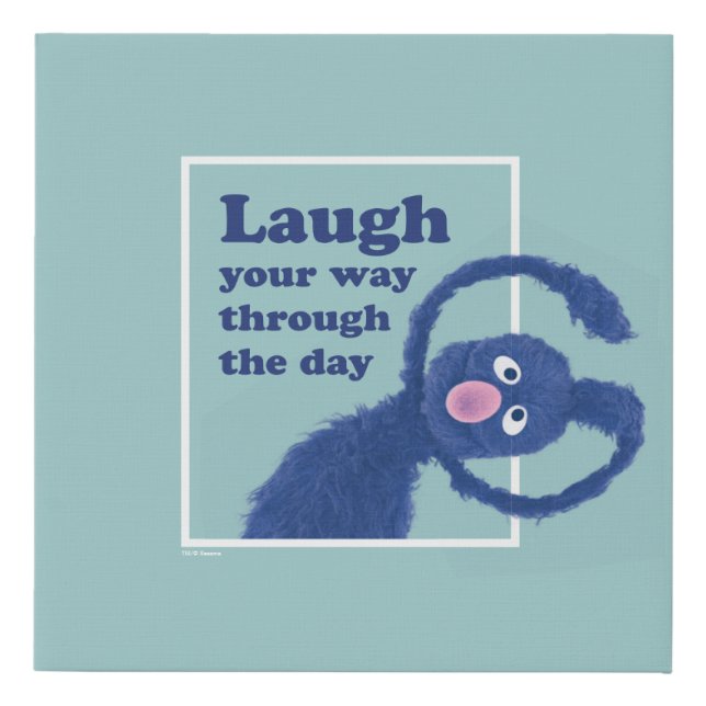 Sesame Street | Laugh Your Way Through the Day Faux Canvas Print (Front)
