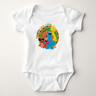 Sesame Street Laughter, Love, & Unity Baby Bodysuit