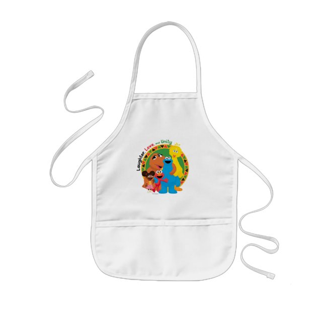 Sesame Street | Laughter, Love, & Unity Kids' Apron (Front)