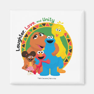 Sesame Street Laughter, Love, & Unity Magnet