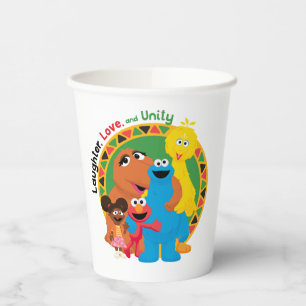 Sesame Street Laughter, Love, & Unity Paper Cups