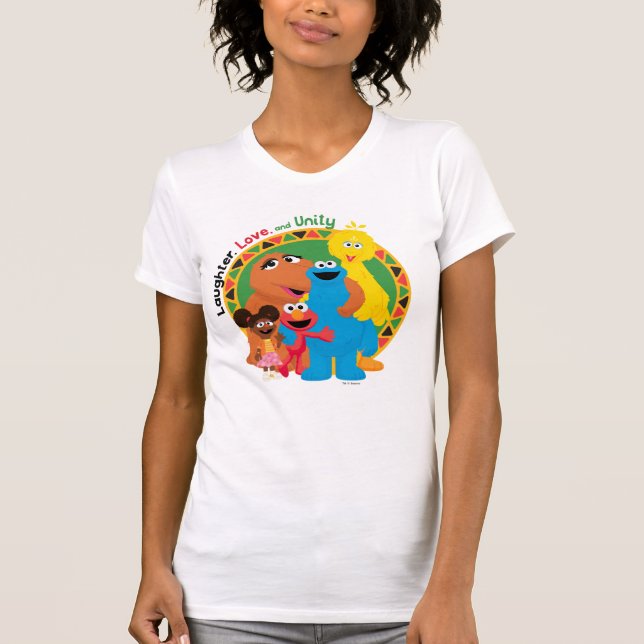 Sesame Street | Laughter, Love, & Unity T-Shirt (Front)