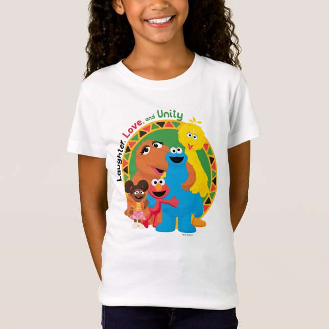 Sesame Street | Laughter, Love, & Unity T-Shirt (Front)