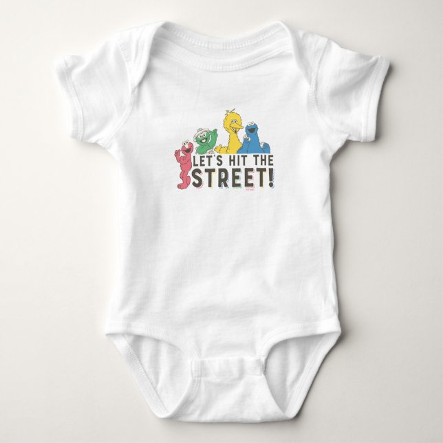 Sesame Street | Let's Hit the Street! Baby Bodysuit (Front)