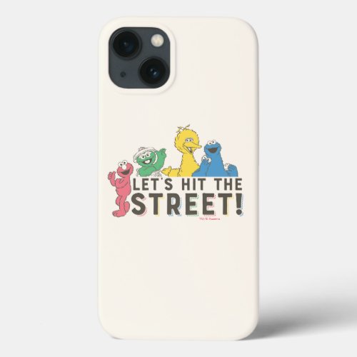 Sesame Street  Lets Hit the Street iPhone 13 Case