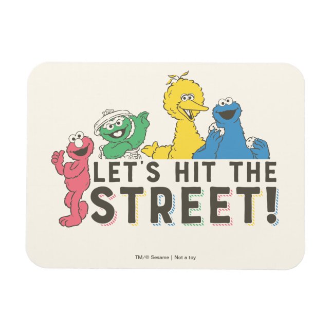 Sesame Street | Let's Hit the Street! Magnet (Horizontal)