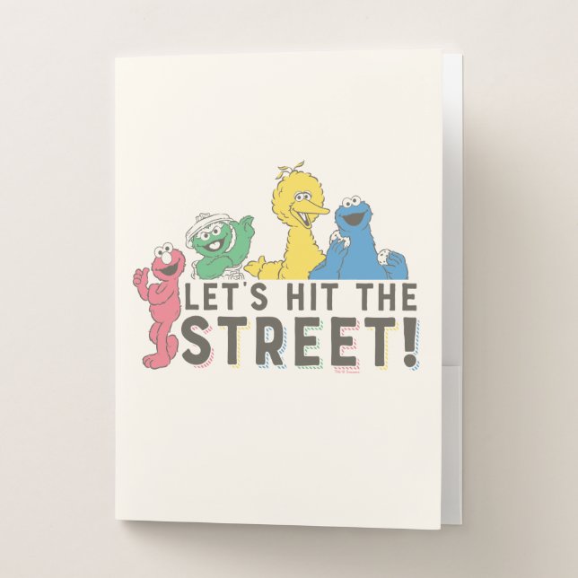 Sesame Street | Let's Hit the Street! Pocket Folder (Front)