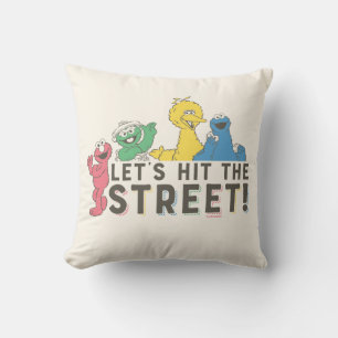 Sesame Street Let's Hit the Street! Throw Pillow