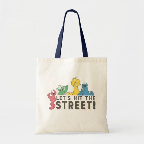 Sesame Street  Lets Hit the Street Tote Bag