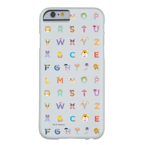 Sesame Street  Letters of the Alphabet Barely There iPhone 6 Case
