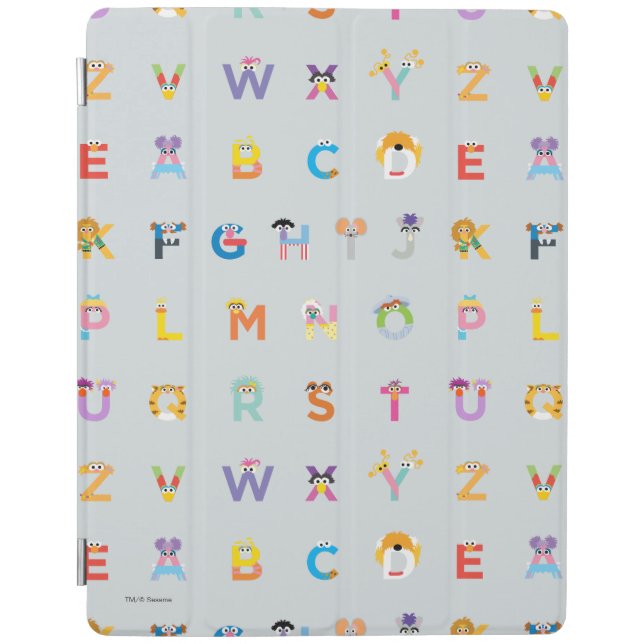 Sesame Street | Letters of the Alphabet iPad Smart Cover (Front)