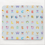 Sesame Street | Letters of the Alphabet Mouse Pad<br><div class="desc">This cute graphic features all your favorite Sesame Street characters in the form of the Alphabet.   © 2021 Sesame Workshop. www.sesamestreet.org</div>