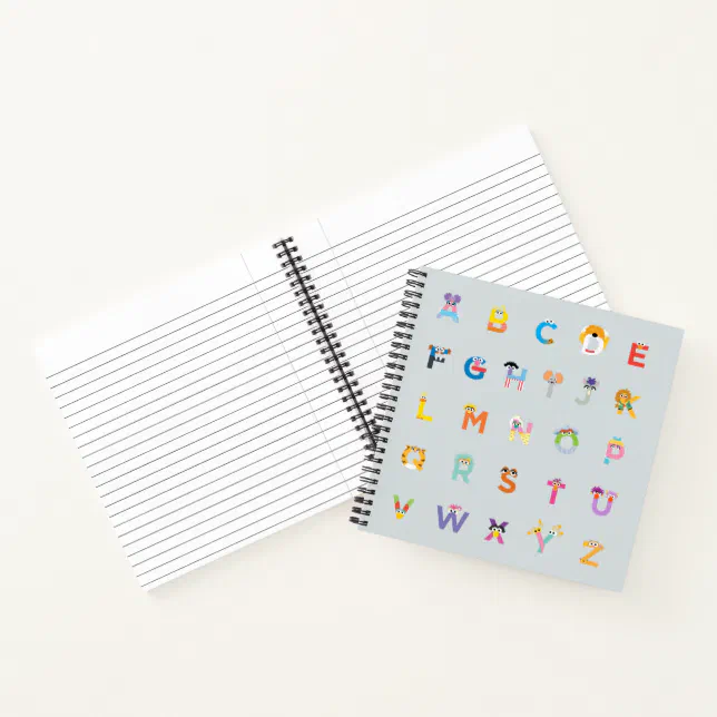 Sesame Street | Letters of the Alphabet Notebook | Zazzle