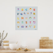 Sesame Street | Letters of the Alphabet Poster | Zazzle