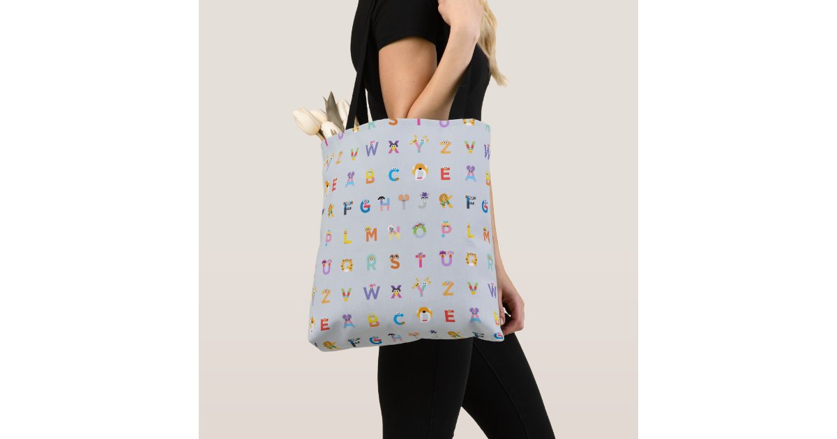 Sesame Street | Letters of the Alphabet Tote Bag | Zazzle