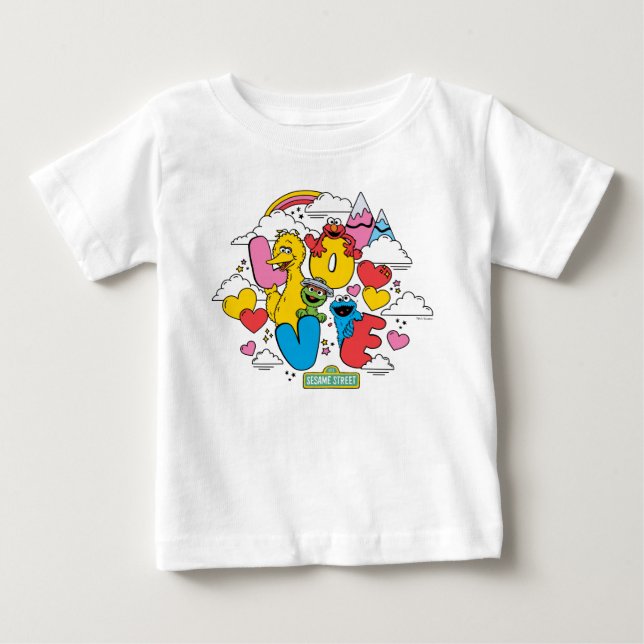 Sesame Street | Love Baby T-Shirt (Front)