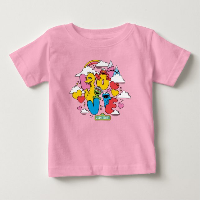 Sesame Street | Love Baby T-Shirt (Front)
