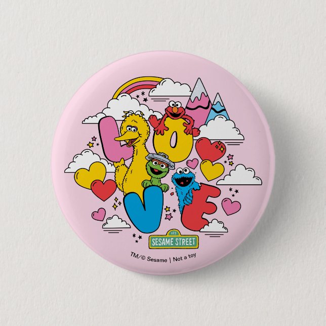 Sesame Street | Love Button (Front)