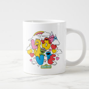 Sesame Street   Love Giant Coffee Mug