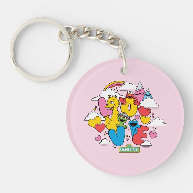 Sesame Street | Love Keychain (Front)