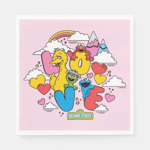 Sesame Street  Love Napkins