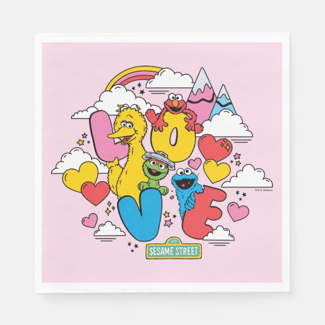Sesame Street | Love Napkins (Front)