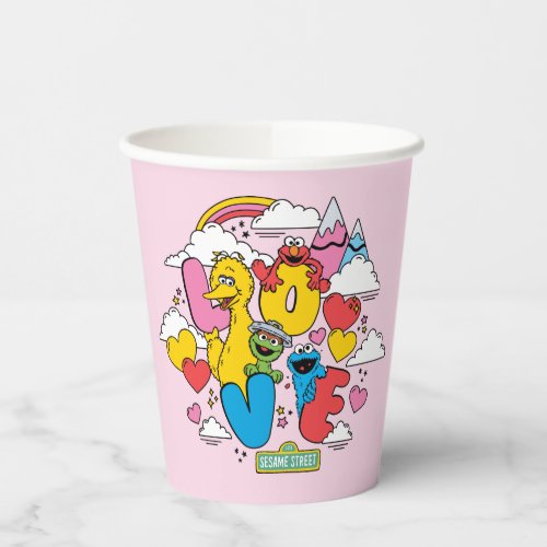 Sesame Street  Love Paper Cups