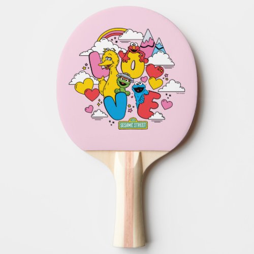 Sesame Street  Love Ping Pong Paddle