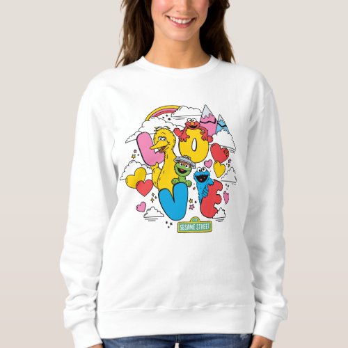 Sesame Street  Love Sweatshirt