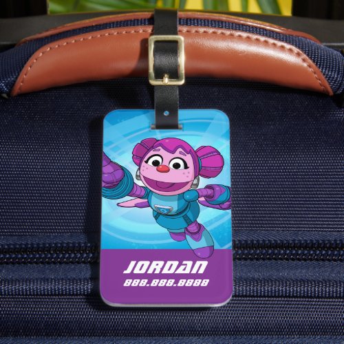 Sesame Street  Mecha Builders Abby  Add Name Luggage Tag