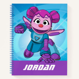 Sesame Street Mecha Builders Abby Add Name Notebook