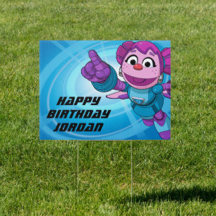Sesame Street   Mecha Builders Abby   Add Name Sign