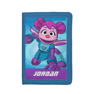 Sesame Street Mecha Builders Abby Add Name Tri-fold Wallet