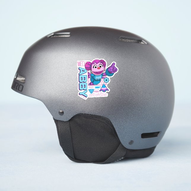 Sesame Street | Mecha Builders Abby Cadabby Sticker (Helmet Side)