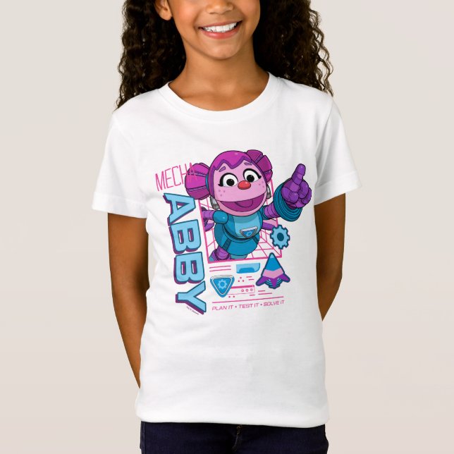 Sesame Street | Mecha Builders Abby Cadabby T-Shirt (Front)