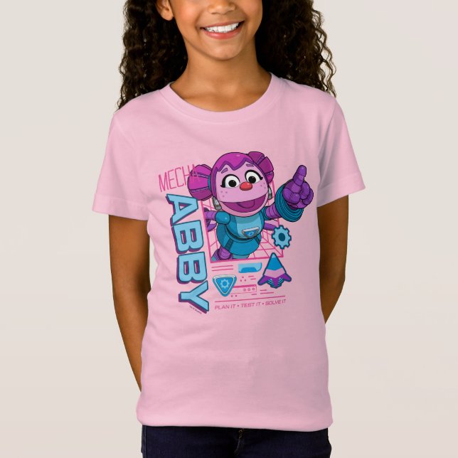 Sesame Street | Mecha Builders Abby Cadabby T-Shirt (Front)