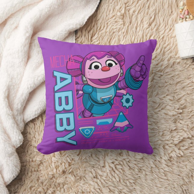 Sesame Street | Mecha Builders Abby Cadabby Throw Pillow (Blanket)