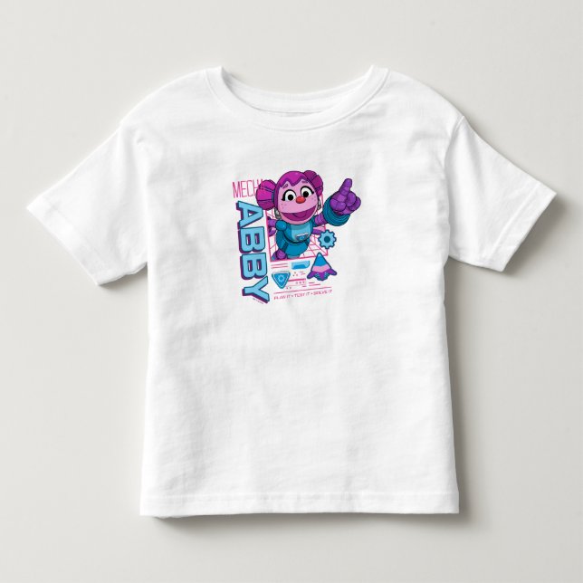 Sesame Street | Mecha Builders Abby Cadabby Toddler T-shirt (Front)